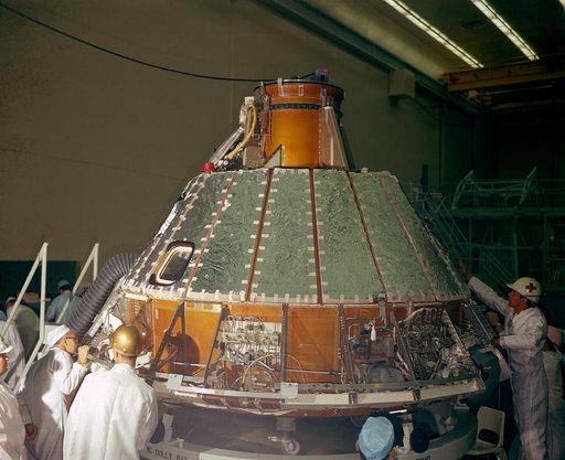COMPRESSOR - UPRIGHTING SYSTEM - APOLLO MANUFACTURING - SPACECRAFT (S/C)-102 COMMAND MODULE (CM) - NORTH AMERICAN AVIATION (NAA), CA