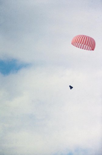 Splashdown - Gemini-Titan (GT-12) Spacecraft - Mission Close - Atlantic