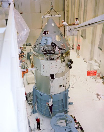 COMMAND MODULE (C/M) - SPACECRAFT (S/C) 012 C/M - APOLLO/SATURN (A/S) 204 PREPARATIONS - CAPE