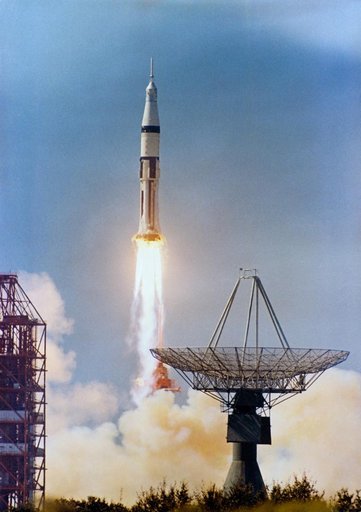 APOLLO VII - CREW - LAUNCH - KSC