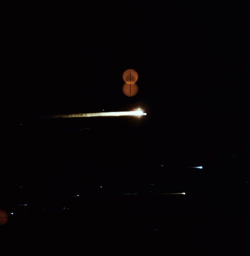 Apollo 8 reentry photograph