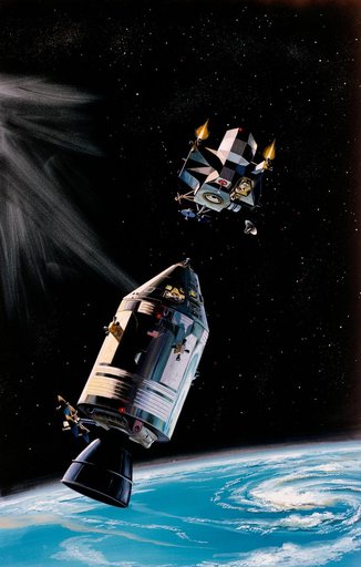 APOLLO IX - ART CONCEPTS - EXTRAVEHICULAR ACTIVITY (EVA)