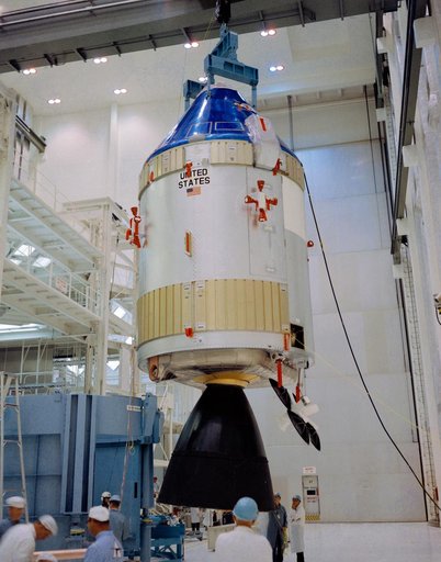 Interior view of KSC's Manned Spacecraft Operations Building