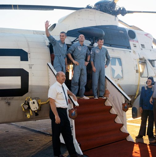 Apollo X Crewmembers - U.S.S. Princeton