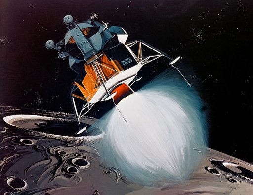LUNAR LANDING - ART CONCEPT