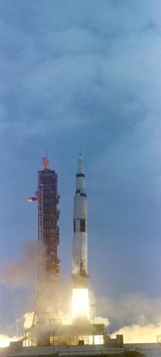 APOLLO X - LAUNCH - PAD 39B - KSC