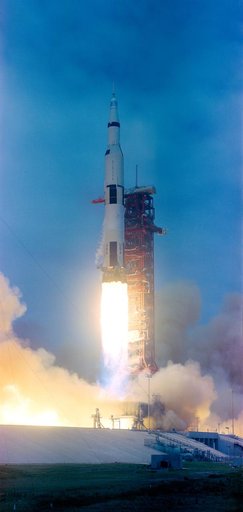APOLLO X - LAUNCH - PAD 39B - KSC