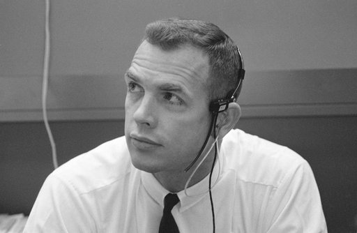 Astronaut David Scott - Mission Operations Control Room (MOCR) - Apollo XI - MSC