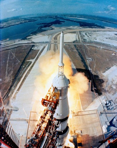 Liftoff - Apollo XI - Lunar Landing Mission - KSC