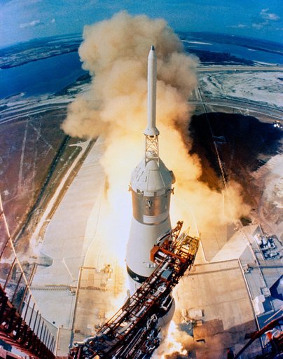 Liftoff - Apollo XI - Lunar Landing Mission - KSC