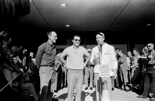 Astronaut Charles Conrad - Ceremonies - Post-Release - Isolation - MSC