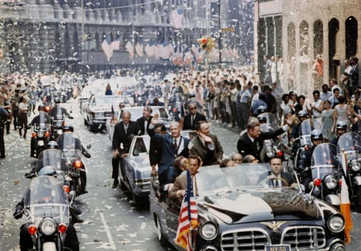 Ticker tape parade for the Apollo 11 astronauts