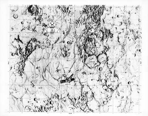 Map - Lunar Samples