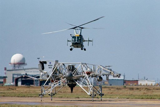 ASTRONAUT LOVELL, JAMES, JR. - LUNAR - PILOT - LANDING TRAINING VEHICLE (LLTV) - ELLINGTON AFB (EAFB), TX