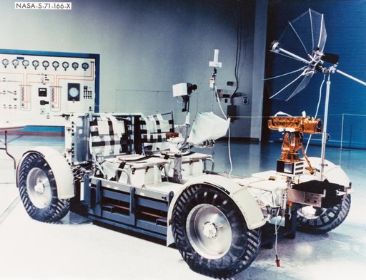 Closeup View - Lunar Roving Vehicle (LRV) - Apollo XV
