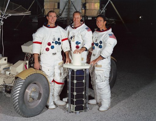 Apollo 15 crew portrait.