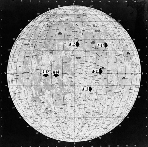 APOLLO LANDING SITES
