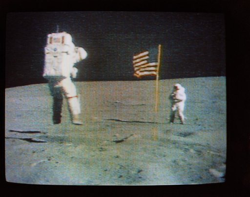 Apollo XVI TV TRANSMISSION - POOR QUALITY