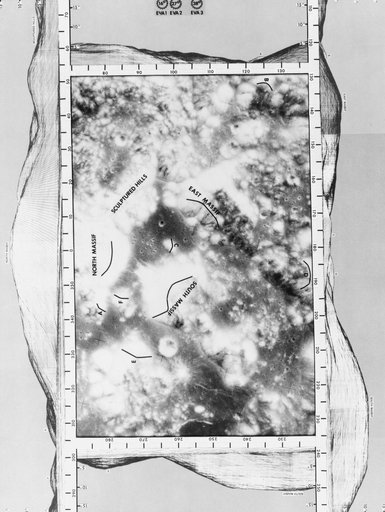 LANDING SITE - APOLLO 17 (MAP)