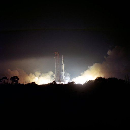 Launch of the Apollo 17 lunar landing mission