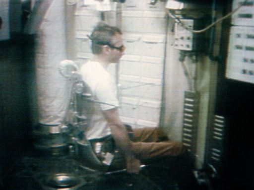 Astronaut Owen Garriott - Test Subject - Human Vestibular Function Experiment