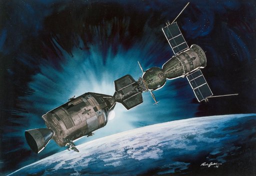 APOLLO-SOYUZ TEST PROJECT (ASTP) - ARTIST CONCEPTS