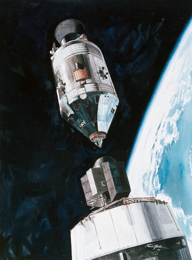 APOLLO-SOYUZ TEST PROJECT (ASTP) - ARTIST CONCEPTS