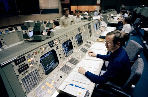 Simulations - Mission Control Center (MCC) - STS-1 - JSC