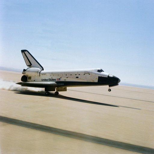 LANDING - STS-1 - EDWARDS AFB (EAFB), CA