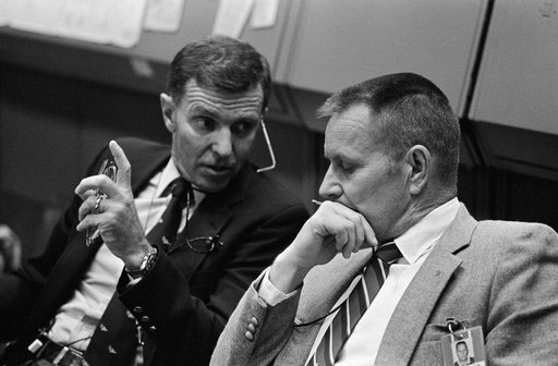 STS-9 - Mission Operations Control Room (MOCR) - JSC