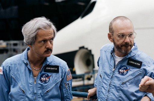 STS 51-F payload specialists during training