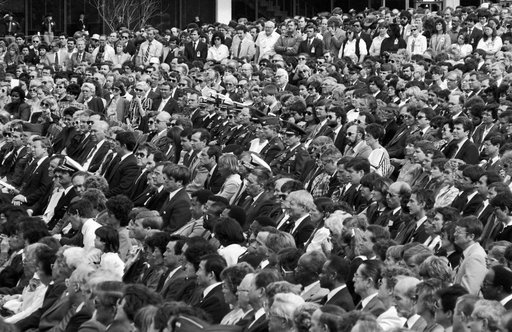 Memorial service at JSC for the Crew of STS 51-L