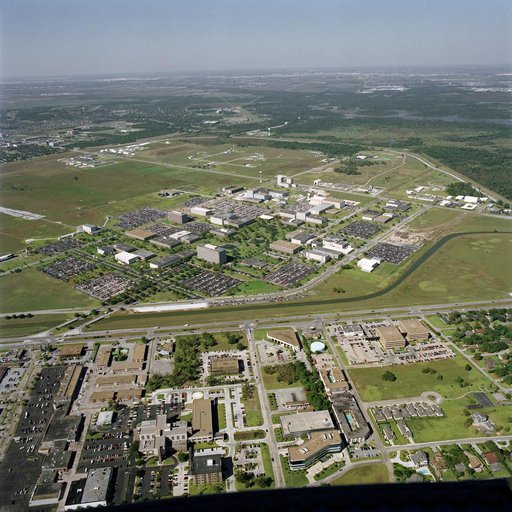 Aerial view of Johnson Space Center