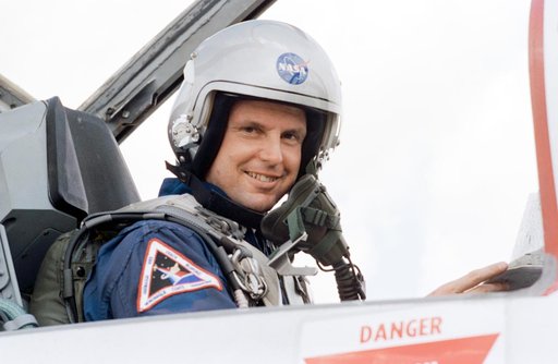Astronaut Gregory J. Harbaugh in NASA T-38