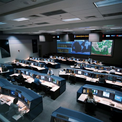 Documentation of new mission control center White Flight Control Room (FLCR)