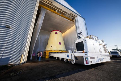 NASA moves SLS Hardware for Artemis III at Marshall Space Flight Center