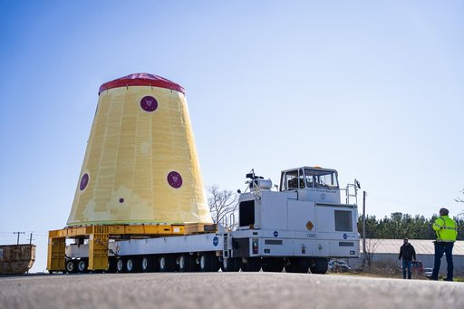 NASA moves SLS Hardware for Artemis III at Marshall Space Flight Center