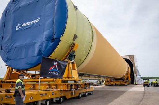 NASA Rolls Out Artemis III Moon Rocket Core Stage