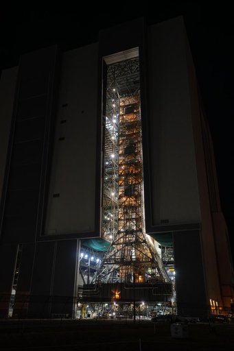 NASA's SLS Rocket and Orion Spacecraft Rollout to Launch Pad 39B