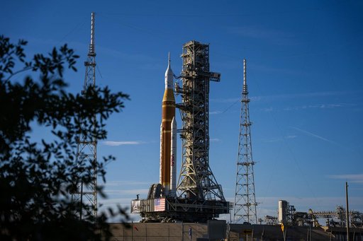 NASA's SLS Rocket and Orion Spacecraft Rollout to Launch Pad 39B