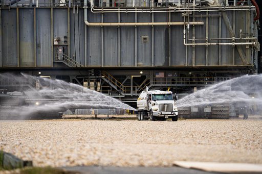 NASA's SLS Rocket and Orion Spacecraft Rollout to Launch Pad 39B