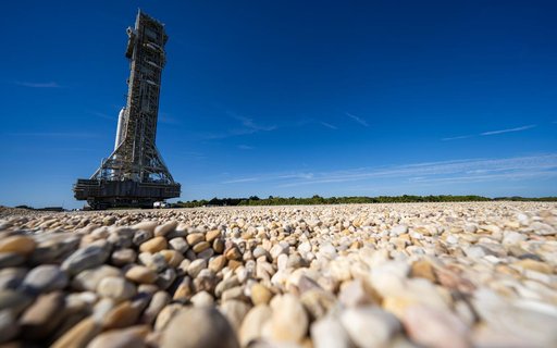 NASA's SLS Rocket and Orion Spacecraft Rollout to Launch Pad 39B