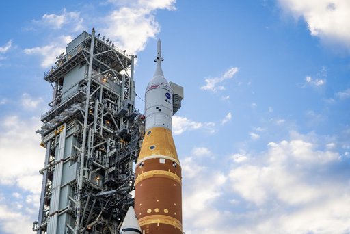 NASA's SLS Rocket and Orion Spacecraft Rollout to Launch Pad 39B