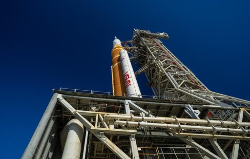 NASA's SLS Rocket and Orion Spacecraft Rollout to Launch Pad 39B