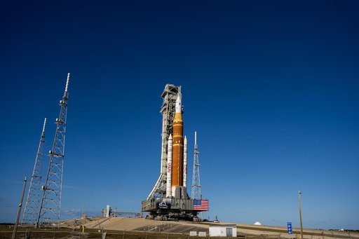 NASA's SLS Rocket and Orion Spacecraft Rollout to Launch Pad 39B