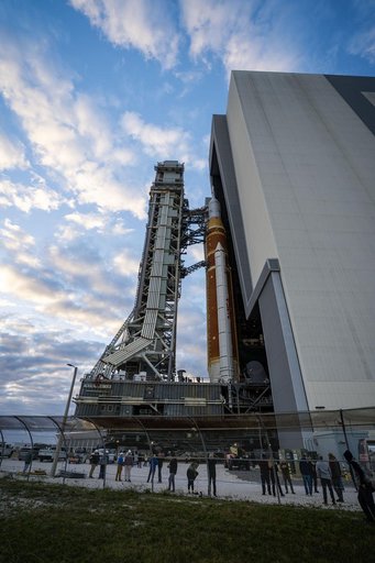 NASA's SLS Rocket and Orion Spacecraft Rollout to Launch Pad 39B