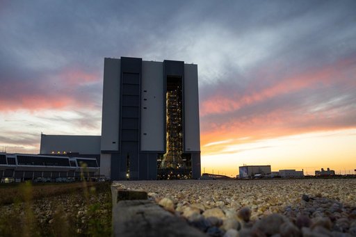 NASA's SLS Rocket and Orion Spacecraft Second Rollout to Launch Pad 39B