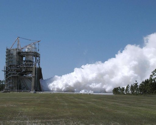 Last SSME test on A-1