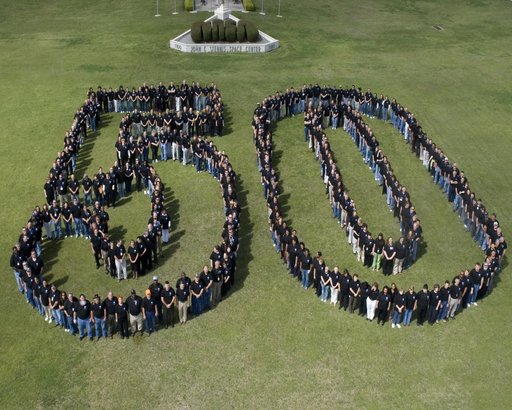 NASA 50th Anniversary employee photo shoot