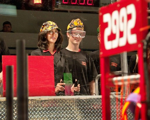 Supriya Jindal visits 2009 FIRST Robotics Bayou Regionals